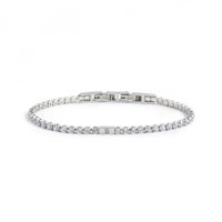 Bracciale Marlù Uomo Man in Acciaio Cristallo 1BR0068-W - 1BR0068-W